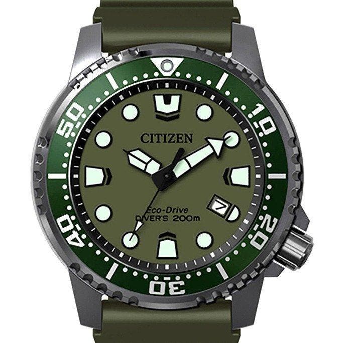 Citizen - Promaster Aqualand DiverS ISO 6425 Green Edition, Bijoux, Sacs & Beauté, Montres | Hommes