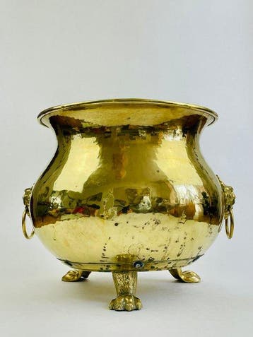 Jardinière - Cachepot - Messing - Belle Époque Jardinière