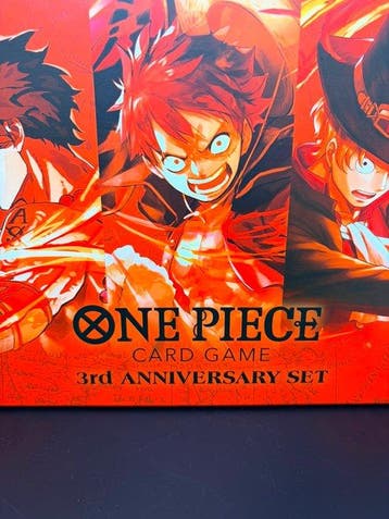 One Piece Card Game 3rd Anniversary Set Japanese Box Factory, Nieuw
