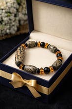 Beau bracelet tibétain Dzi à 9 yeux - Santé et bien-être -