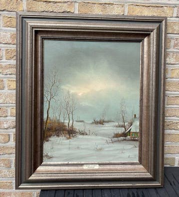 Victor Lecomte (1934-2017) - Landschap in de Vlaamse