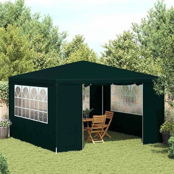 vidaXL Partytent met zijwanden professioneel 90 g/m² 4x4 m, Verzenden, Nieuw