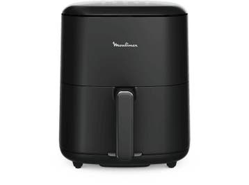 Moulinex -  Easy Fry Max Airfryer Zwart 1 Kg 1550 W, Electroménager, Verzenden