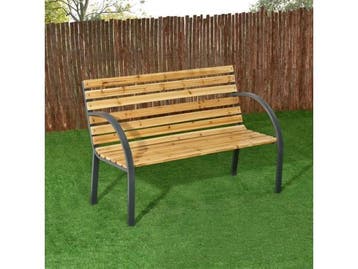 Veiling - 2 zits tuinbank - Modena - Espenhout, Tuin en Terras, Nieuw