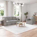 vidaXL bank / zetel 2 pcs Lichtgrijs, Huis en Inrichting, Zetels | Zetels, Verzenden, Nieuw