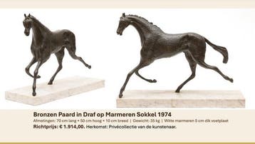 Map Musch (1914-2000) - Paard, Antiek en Kunst