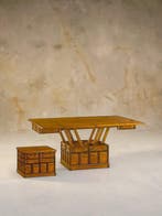 Tafel - Massief hout - Tafel / Bureau transformeerbaar in
