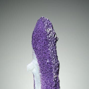 GEEN MINIMUMPRIJS! 89 g Paarse fluoriet op DT Candle QUARTZ, Verzamelen