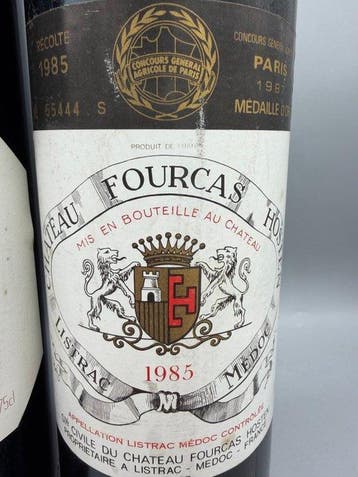 1985 x2 & 1986 Château Fourcas Hosten - listrac medoc - 3, Nieuw