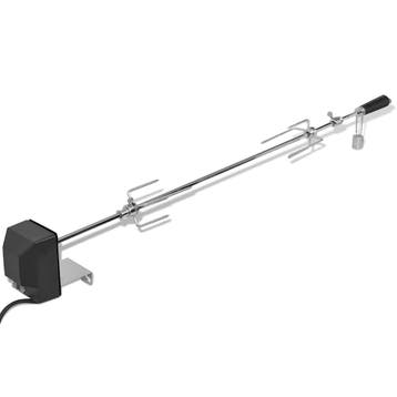 vidaXL BBQ Draaispit met motor staal 1000 mm, Verzenden