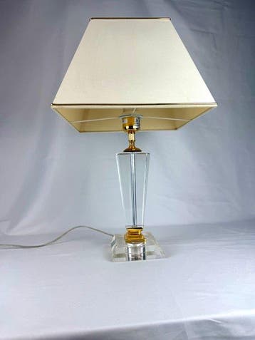 Preciosa - Tafellamp - Kristal, Verguld - Boheems kristal /