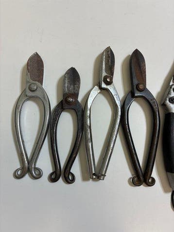 Werkgereedschap - 7 Japanse tuinscharen