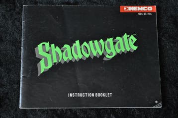 Shadowgate Nintendo NES Manual NES-3S-HOL, Verzenden
