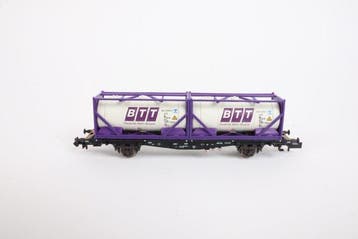 Trix, Minitrix N - 15289-01/06/07 - Wagon de marchandises, Hobby en Vrije tijd, Nieuw