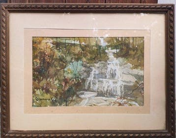 Carlo Casanova (1871-1950) - Cascata