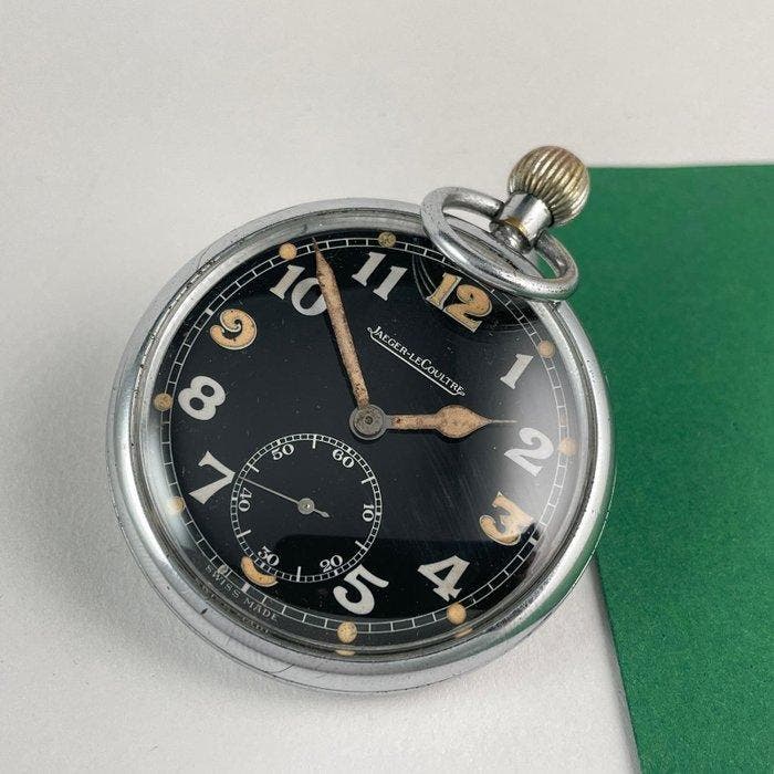 Jaeger-LeCoultre - Military Pocketwatch - 1900-1949, Handtassen en Accessoires, Horloges | Heren