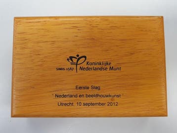 Nederland. 5 Euro 2012 Beeldhouwkunst - Eerste slag Proof