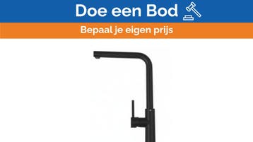 Bieden: RAF KT18.4NPVD Kitchen Mixer Water Tab Matt Black, Watersport en Boten, Ophalen of Verzenden, Nieuw