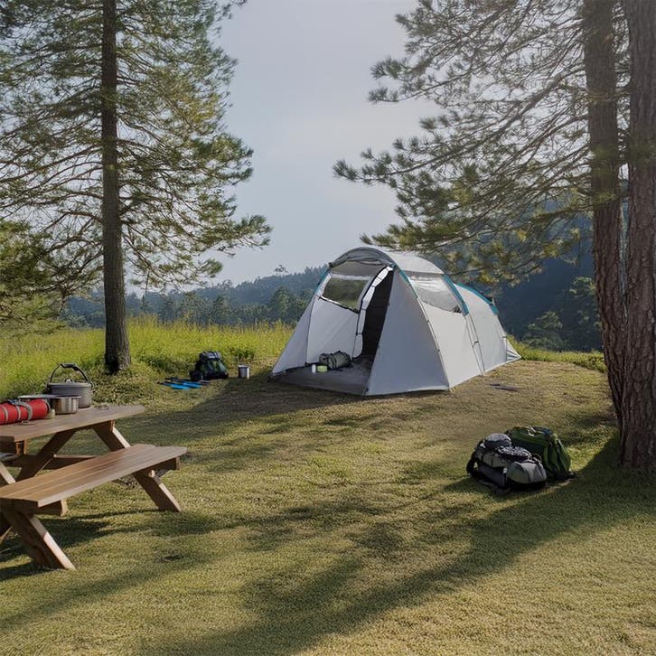 XXL tent 4-persoons - 460 x 260 x 190 cm, Caravanes & Camping, Tentes, Envoi