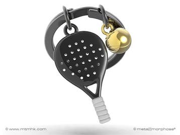Metalmorphose Padel Key Ring, Ophalen of Verzenden, Nieuw