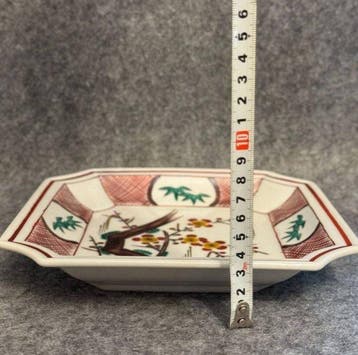 Bord - Keramiek - Japanse keramische schaal, Antiek en Kunst