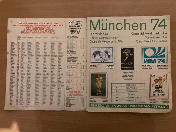 1974/75 Panini München 74 World Cup Johan Cruyff - 1, Verzamelen, Stickers