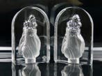 Nybro Sweden - Decor Golftas - Serre-livres (2) - Verre -