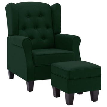 Fauteuil met hocker: Retour deal, luxe voor minder!, Maison & Meubles, Fauteuils, Verzenden