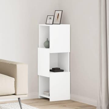 vidaXL Hoekkast 30,5x30x95cm Bewerkt hout, Verzenden