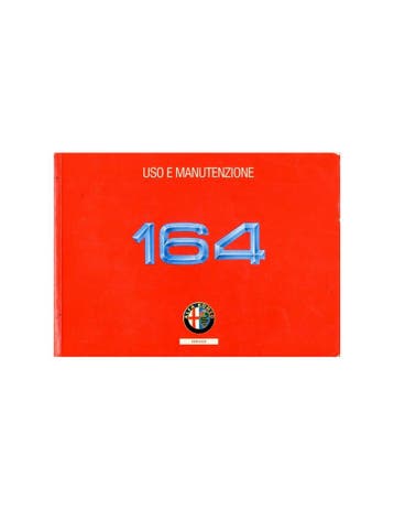 1991 ALFA ROMEO 164 INSTRUCTIEBOEKJE ITALIAANS