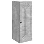 vidaXL Wandkast Betongrijs 33 x 34,5 x 90 cm Bewerkt hout, Verzenden, Nieuw