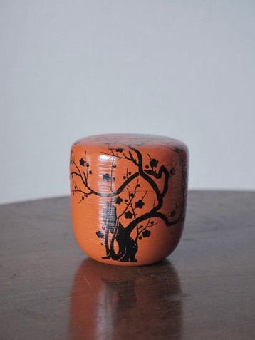 Natsume - Japanse laktheekist “Brushing the Moon” (Haritsuki, Antiek en Kunst