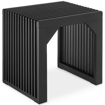 Hocker/zitbank Ribb, lamellenlook, belastbaar tot 350 kg, Verzenden