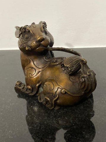Beeldje - Chiski ksiycowy królik ( YUETU) znak zodiaku (, Antiek en Kunst