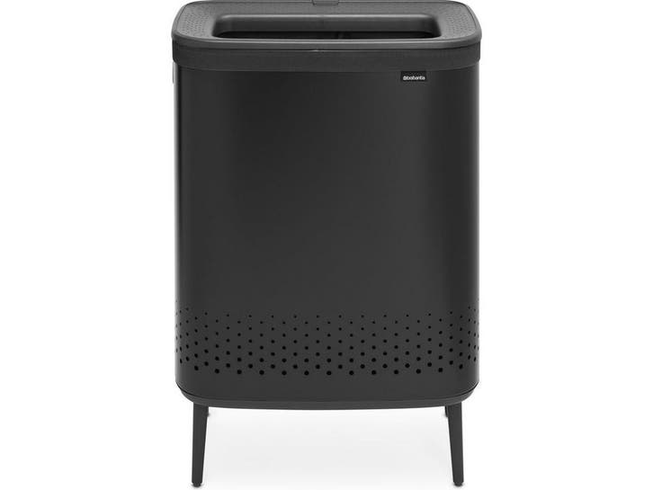 Brabantia Bo Hi Wasmand - 2 x 45 l - 2 Vakken - Matt Black, Huis en Inrichting, Badkamer | Badtextiel en Accessoires, Zo goed als nieuw