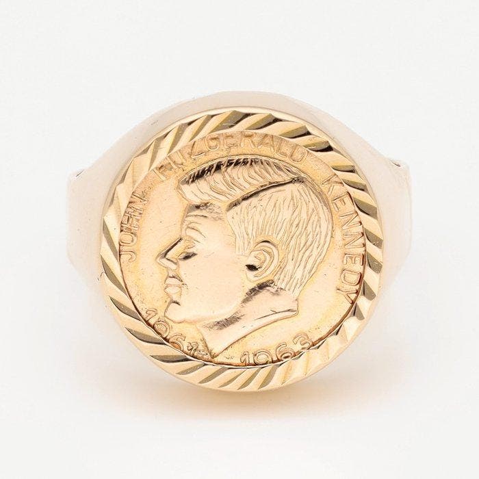 Ring - 18 karaat Geel goud - Munt, Bijoux, Sacs & Beauté, Bagues
