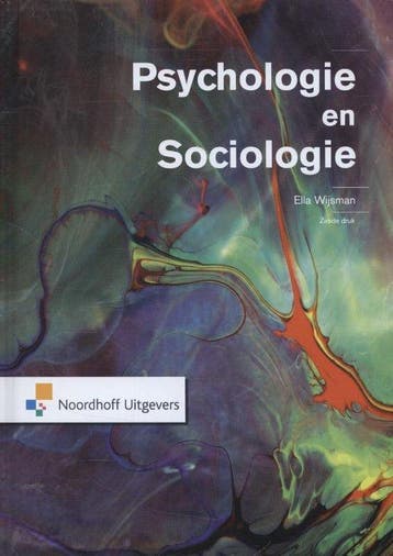 Psychologie en sociologie - Wijsman, Livres, Verzenden