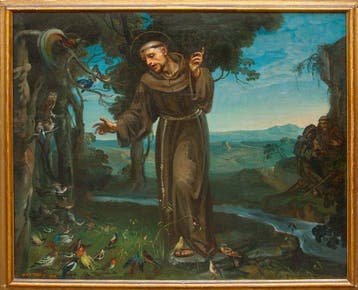 Mattia Traverso (1885 – 1956) - Predica di San Francesco