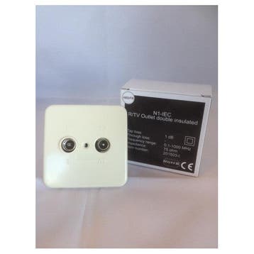 Bieden: Cobham Sailor N1-IEC R/TV outlet double isolated -, Ophalen of Verzenden, Nieuw