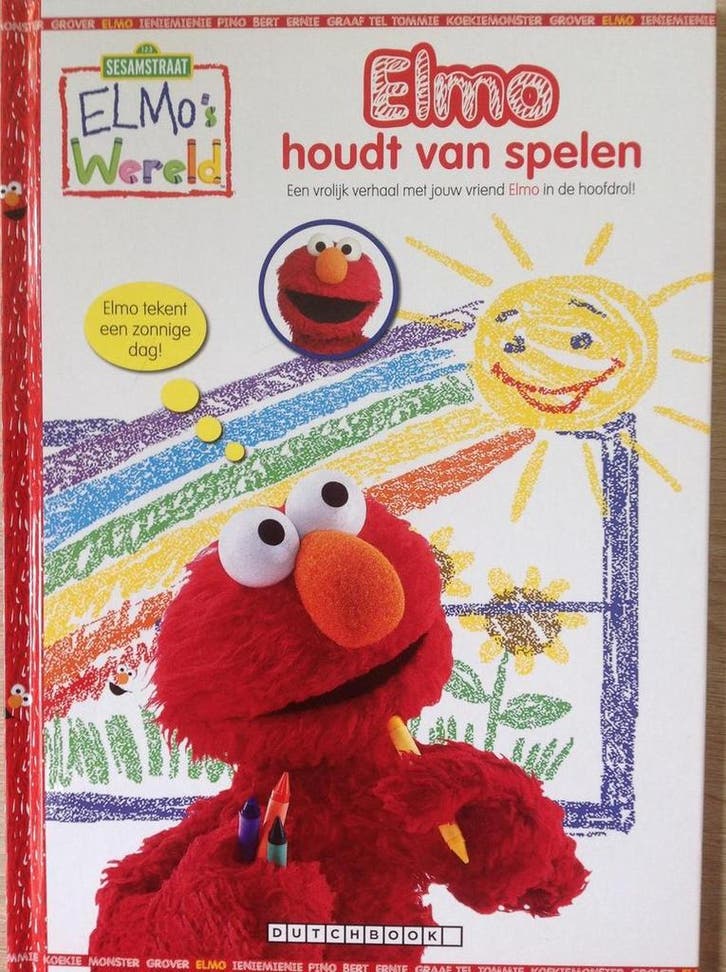 Sesamstraat Elmo houdt van spelen 9789086517374, Boeken, Kinderboeken | Kleuters, Gelezen, Verzenden