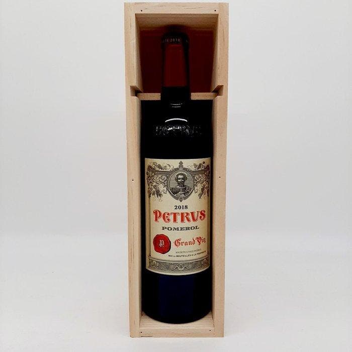 2018 Petrus - Pomerol - 1 Fles (0,75 liter), Verzamelen, Wijnen