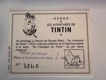 Pixi 4503 - Figurine - Tintin au Congo - Régule
