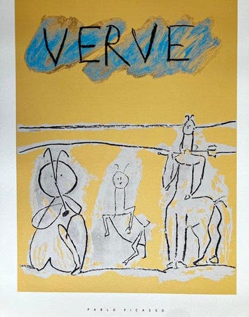 Pablo Picasso (after) - Cover for Verve - Premium