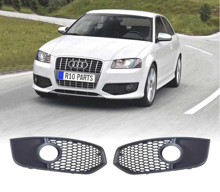 GRILLES ANTIBROUILLARD AUDI A3 8P 05-08, Autos : Pièces & Accessoires, Carrosserie & Tôlerie, Envoi