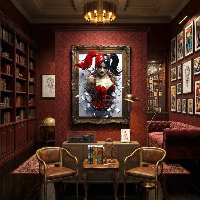 AT9 - [Canvas XXL] Harley Quinn: Frammenti di Caos, Enfants & Bébés, Jouets | Duplo & Lego