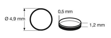 fleischmann 948007 Tractiebandje N Outer diameter 4.9 mm,, Overige merken, Gelijkstroom, Verzenden, Overige typen