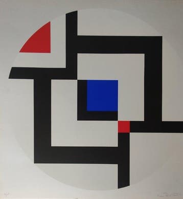 Leon Polk Smith - Diagonal passage 120, Antiquités & Art