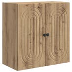 vidaXL Wandkast Artisanaal eiken 59 x 31 x 60 cm Bewerkt, Verzenden