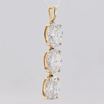 Zonder minimumprijs - Hanger - 14 karaat Geel goud - 2.09ct.