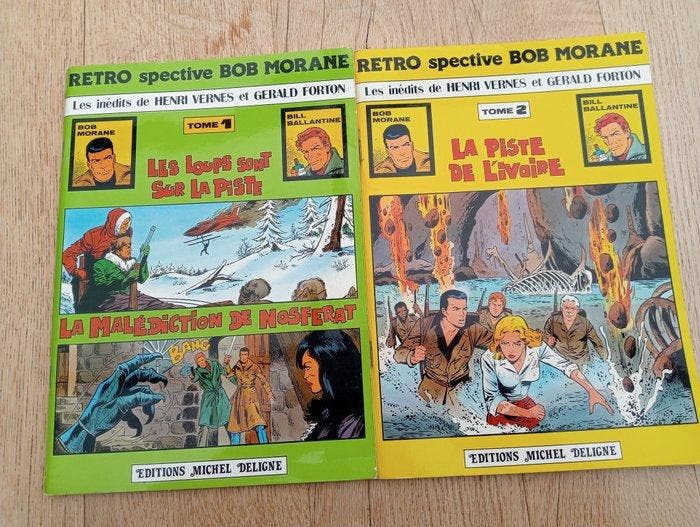 Bob Morane T1 à T7 - 7x B - 7 Album - Eerste druk -, Boeken, Stripverhalen